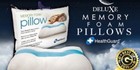 Deluxe Hypo-Allergenic Memory Foam Pillows, Includes Nationwide Delivery