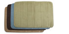 Two super-soft memory foam bath mats